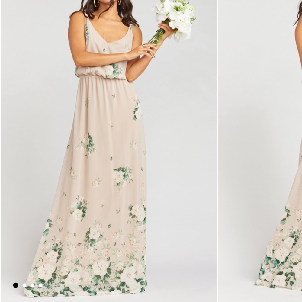 Show Me Your Mumu Kendall Maxi Dress Bouquet Toss
